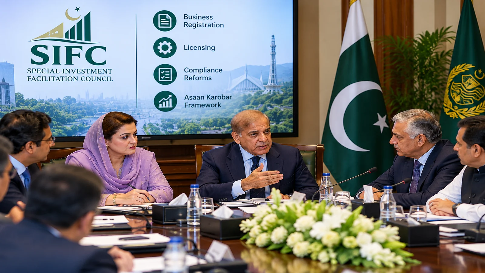 SIFC and Punjab officials discussing business regulatory reforms
