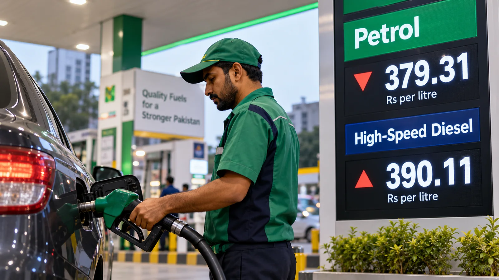 Petrol Falls to Rs379.31 as Pakistan Raises Diesel Price Slightly for October 22
