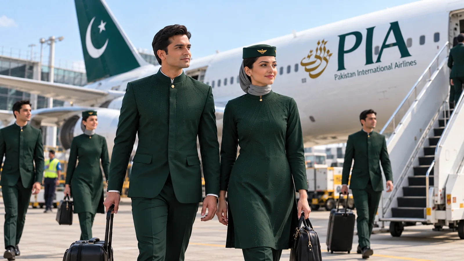 PIA Unveils New Cabin Crew Uniforms Designed by HSY