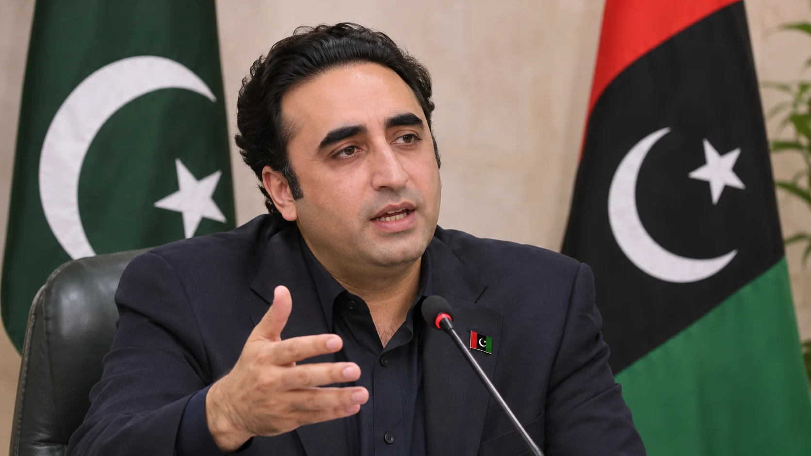 Editorial illustration accompanying Pakistan Report coverage of bilawal says kp governor’s rule could end through agreement on counterterrorism.