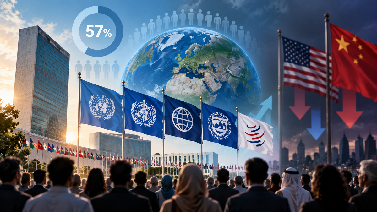 Pakistan Report illustration of global institutions, international cooperation and public opinion