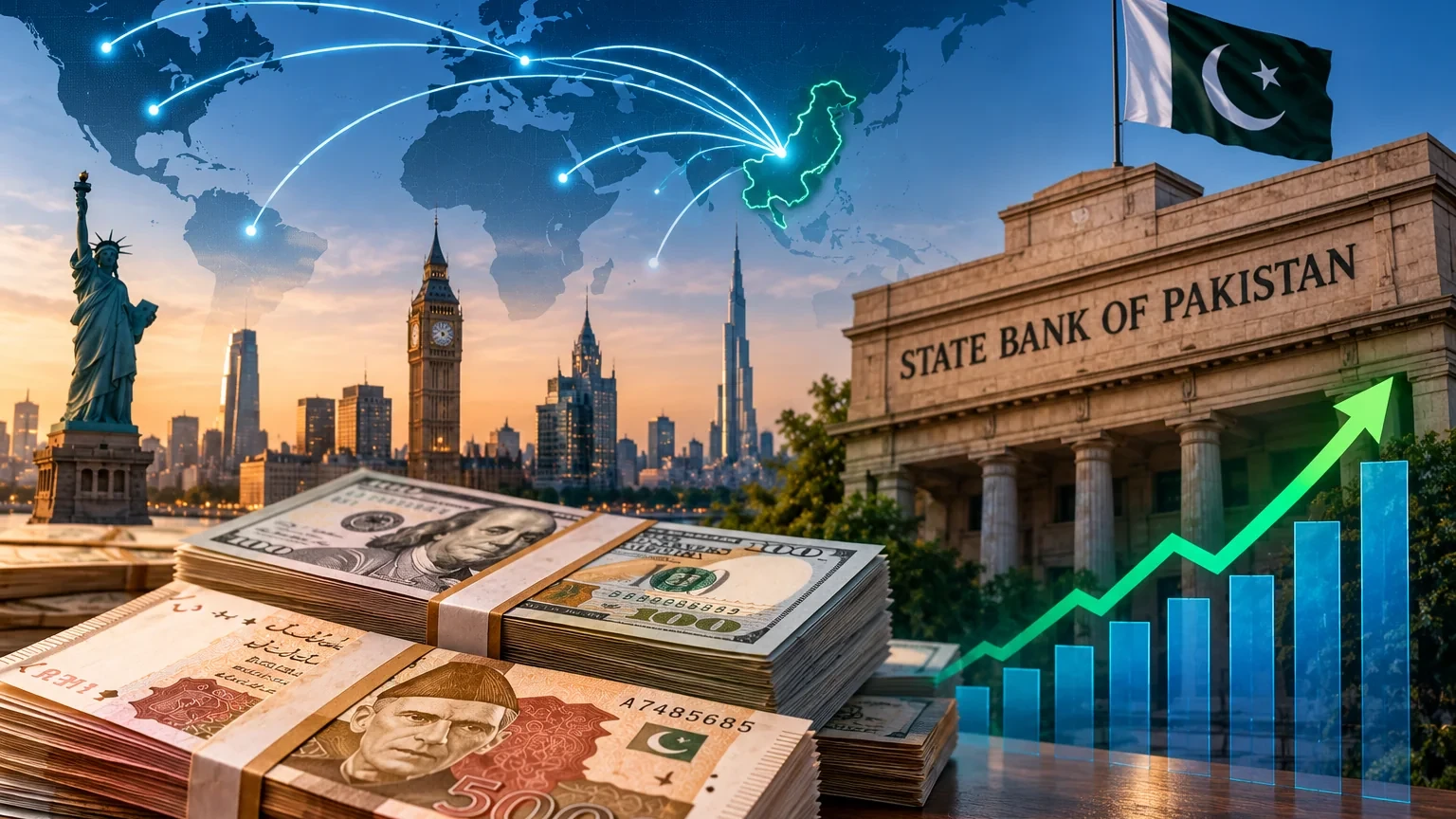 Pakistan’s Remittances Rise 14% to $10.9 Billion in First Quarter of FY27