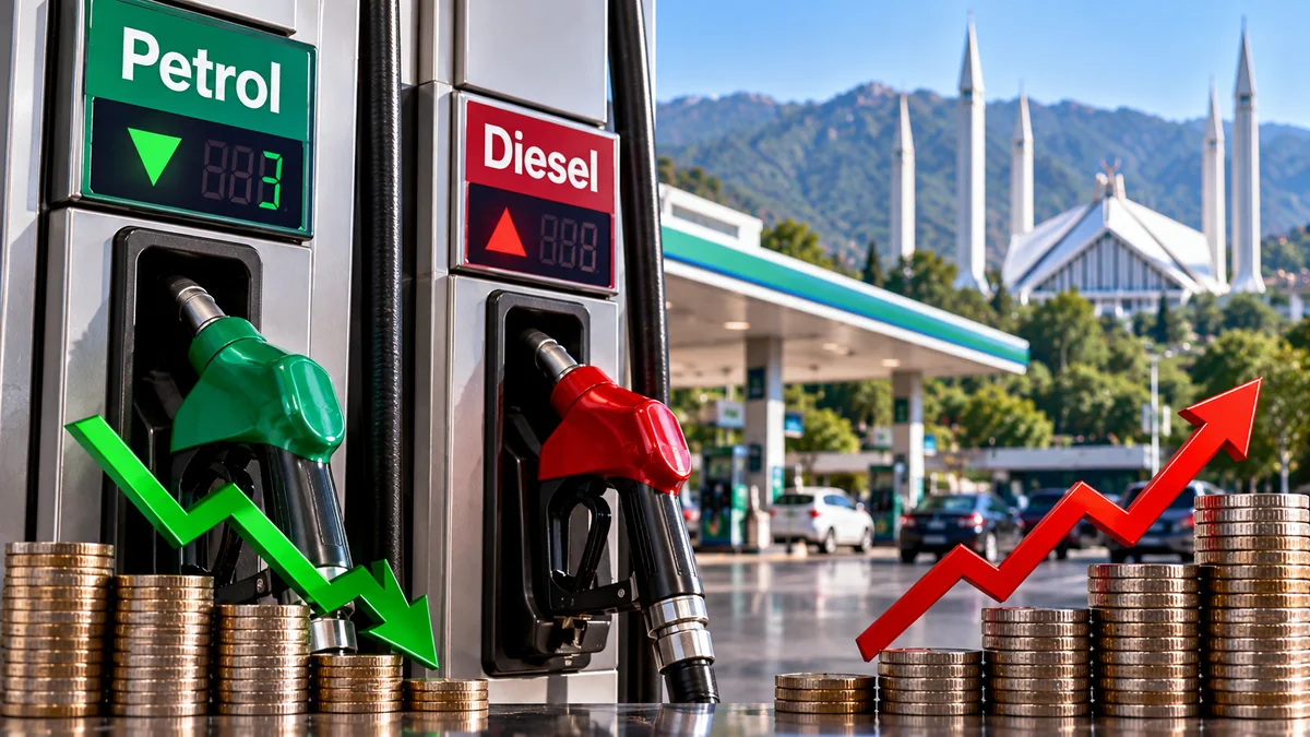 Pakistan Cuts Petrol Price by Rs2.93, Raises Diesel by Re0.61
