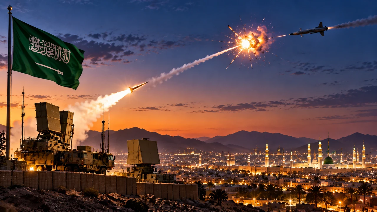 Saudi-Led Coalition Reports Cruise Missile Intercepted Over Medina as Houthis Deny Attack