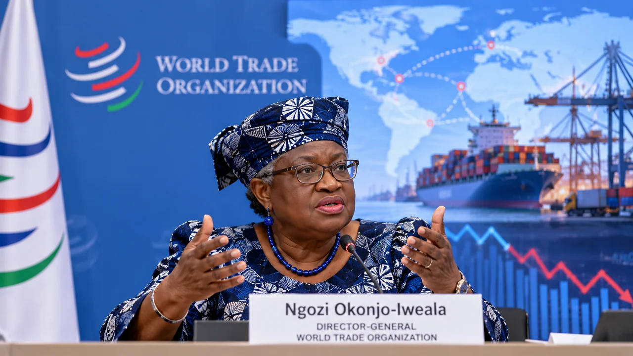 Pakistan Report Illustration depicting wto chief warns middle east conflict could leave lasting mark on global trade